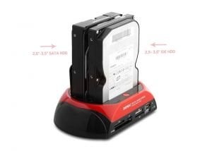 Everest Hdc-385 Harici Usb 2.0 Sata Ide Hdd Docking Station Kart Okuyucu 2.5'' 3.5''