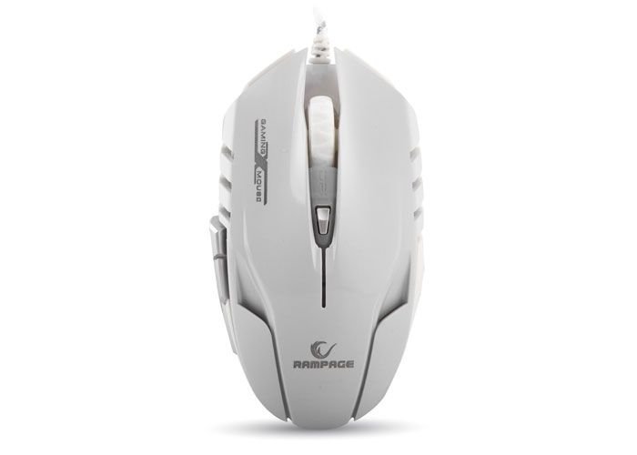 Everest Rampage SMX-R2 Usb Beyaz 4000 Dpi 7 Farklı Işık Makrolu Oyuncu Mouse