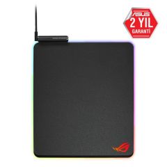 ASUS ROG BALTEUS QI RGB GAMING MOUSE PAD AURA SYNC RGB SERT YÜZEY USB GEÇİŞİ KAYMAZ KAUÇUKTAN TABAN KABLOSUZ SARJ