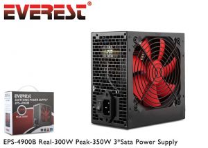 Everest EPS-4900B Real-300W Peak-350W 3*Sata Power Supply