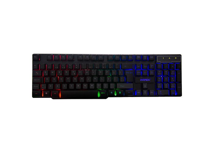 Everest KB-188 Borealis Siyah USB Gökkuşağı Aydınlatmalı Q Gaming Oyuncu Klavyesi