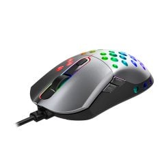 Rampage SMX-R66 ROCKET Ultra Hafif Gümüş RGB Ledli 12000dpi Gaming Oyuncu Mouse