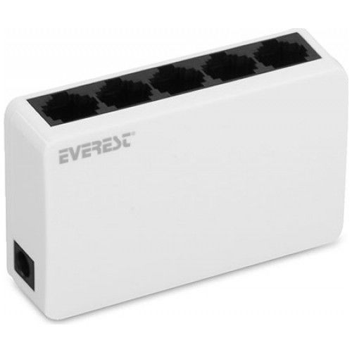 Everest EVERLINK ESF105 5 Port 10/100Mbps RTL8305 Chipset Fast Ethernet Masaüstü Switch Hub