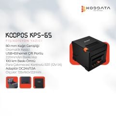 KodPos KPS65 203dpi Fiş Yazıcı (USB,Ethernet)