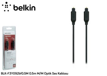 Belkin BLK-F3Y092bf0.5m 0.5m M/M Optik Ses Kablosu