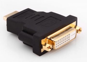 S-link SLX-240 HDMI Erkek DVI 24+1 Dişi Altın Kaplamalı Çevirici Adaptör