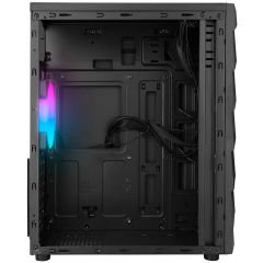 Rampage ARC-X RGB Ledli Siyah Acrylic Panel 120mm Fanlı Gaming Oyuncu Kasası