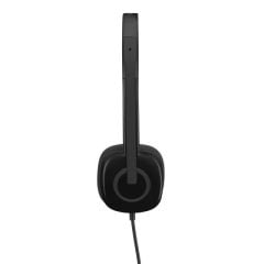 LOGITECH H151 GÜRÜLTÜ ÖNLEYİCİ MİKROFONLU STEREO KULAKLIK-SİYAH 981-000589