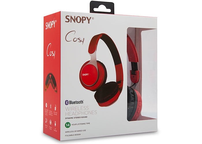 Snopy Sn-34bt Cosy Kırmızı Bluetooth Kablosuz Mikrofonlu Kulaklık