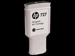 HP C1Q12A (727) MAT SIYAH 300 ML GENIS FORMAT MUREKKEP KARTUSU