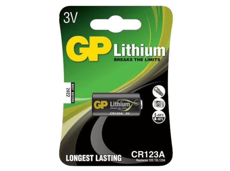 GP CR123A 3V PHOTO LİTYUM PİLİ