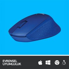 LOGITECH M330 SESSİZ KABLOSUZ OPTİK MOUSE-MAVİ 910-004910