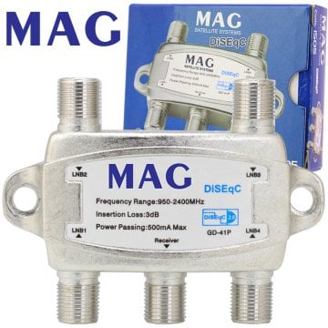 Mag 4 Uydu-1TV DiSEqC Switch (1505 GD-41P)