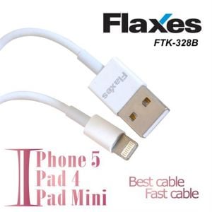 FLAXES FTK-328B IPAD4 MİNİ VE IPHONE5 DATA KABLOSU