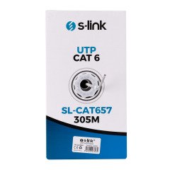 S-link SL-CAT657 305m 23AWG Utp CAT6 Kablo