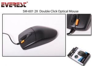 Everest SM-601 Usb Siyah Optik Mouse