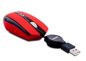 Everest SM-421 Usb Kırmızı Optik Makaralı Mouse