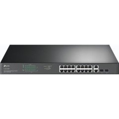 TP-LINK TL-SG1218MP 18-Port Gigabit Rackmount PoE Switch with 16 PoE+