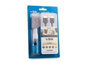 S-link SLX-370 HDMI M/M 1.5m Temizleme Sprey + Micro Fiber 1.4 Ver. 3D + HDMI Kablo Set