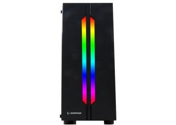 Rampage SPECTRA Tempered Glass Rainbow Fan ve Ledli 1*Usb 3.0 + 2* Usb 2.0 Gaming Kasa