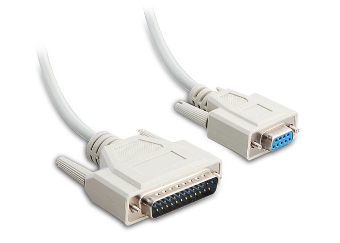 S-link SL-DB925 DB9F TO DB25m 9c+A 28AWG 2m RS232 Kablosu