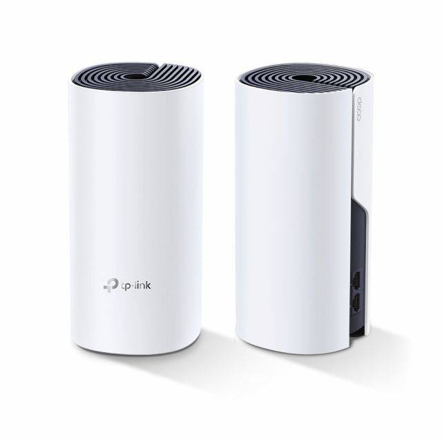 TP LINK DECO P9(2-PACK) AC1200 WHOLE-HOME HYBRID MESH WI-FI SYSTEM