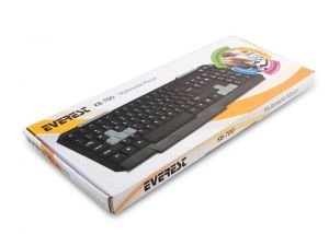 Everest KB-700 Siyah USB Q Multimedia Klavye