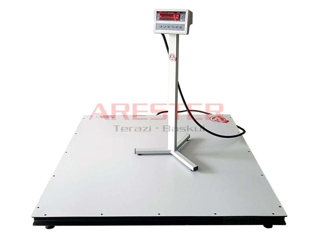 4L-P 100x150 cm 3000 Kg Kantar | Düz Tip Platform Endüstriyel Baskül