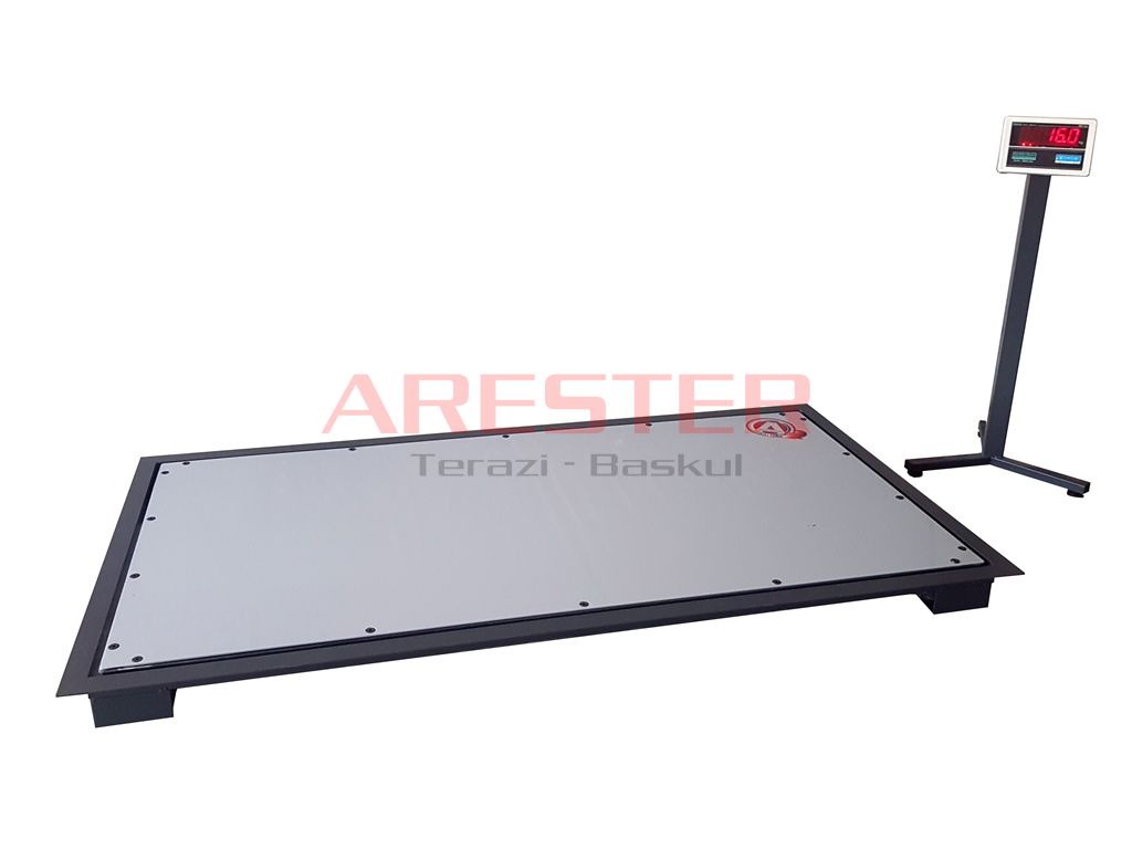 4L-C 120x120 cm 3000 Kg Kantar | Çukur Tip Gömme Endüstriyel Baskül