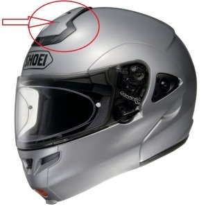 Shoei Kask Multitec Tepe Havalandırma