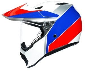 AGV AX-9 Kask Atlante White Blue Red