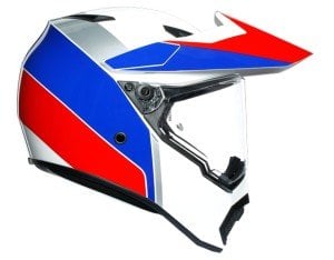 AGV AX-9 Kask Atlante White Blue Red