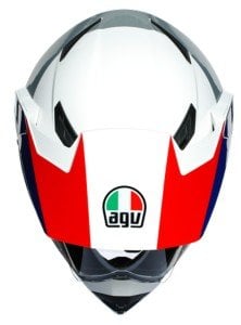 AGV AX-9 Kask Atlante White Blue Red