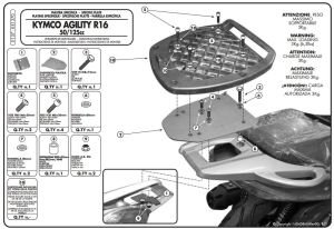 Givi E137 Kymco Agility Arka Çanta Demiri