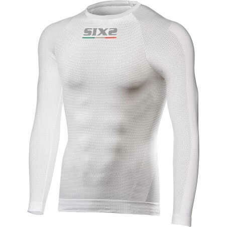 Six2 Mevsimlik Termal Uzun Kollu T-Shirt Beyaz