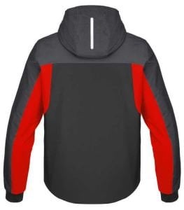 Spidi Hoodie H2Out II Ceket Siyah Kırmızı