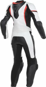 Dainese Racing Tek Parça Kadın Tulum White Black Red