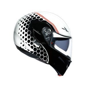 Agv Compact St Mlt Plk Detroit Beyaz Siyah