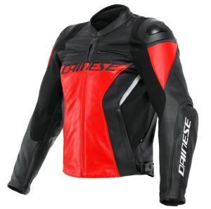 Dainese Racing 4 Deri Mont Lav Kırmızısı Siyah