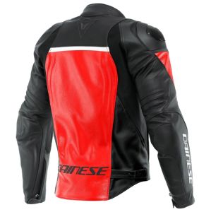 Dainese Racing 4 Deri Mont Lav Kırmızısı Siyah