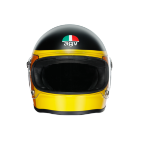 Agv X3000 Kask Multi Gasoline Mat Siyah Turuncu