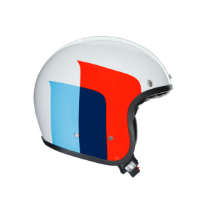 Agv X70 Kask Multi Vela Beyaz Kırmızı Mavi