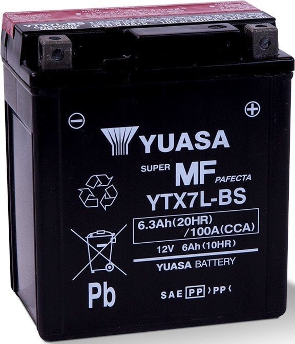 Yuasa Akü YU-YTX7L-BS (CP) 12V 6A Asit Paketli