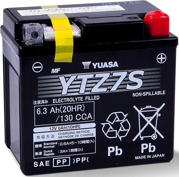 Yuasa Akü YU-YTZ7S (WC) 12V 6A Sulu Şarjlı