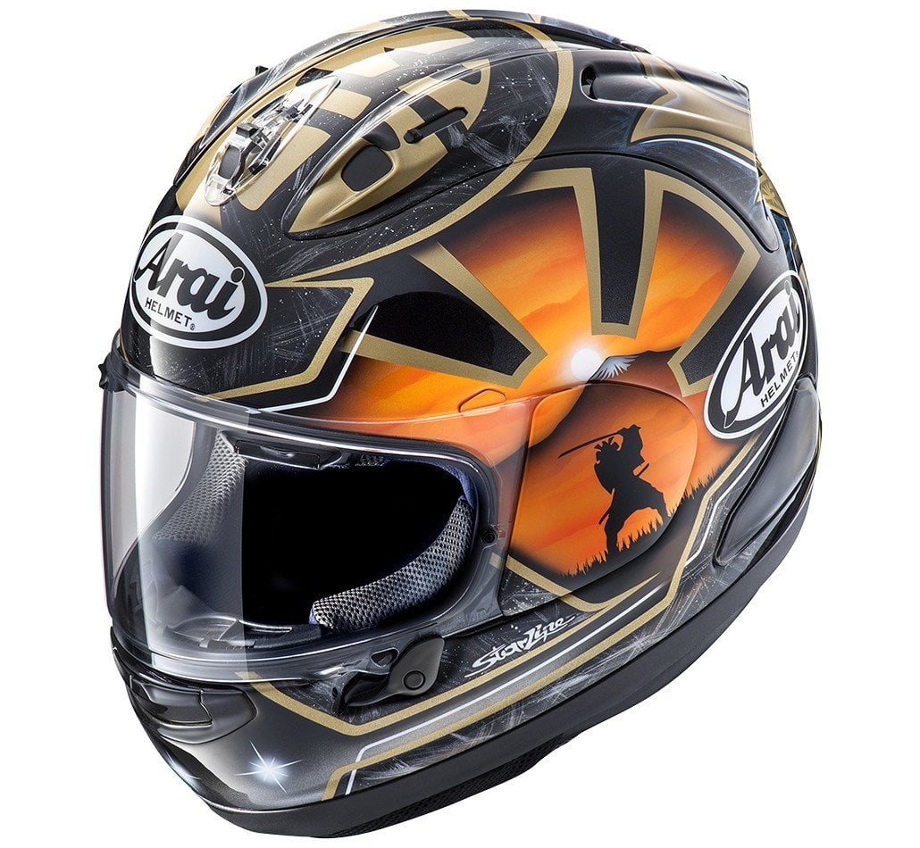 Arai RX-7V Kask Pedrosa Spirit Gold