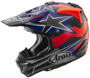 Arai Star Stripes MX-V Kask Siyah