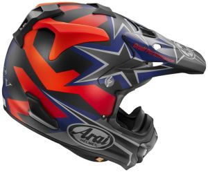 Arai Star Stripes MX-V Kask Siyah