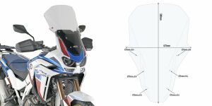 Givi D1178ST Honda CRF1100L Ön Cam