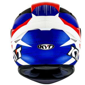 KYT TT-Course Kask Gear Mavi Kırmızı