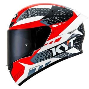 KYT TT-Course Kask Gear Siyah Kırmızı